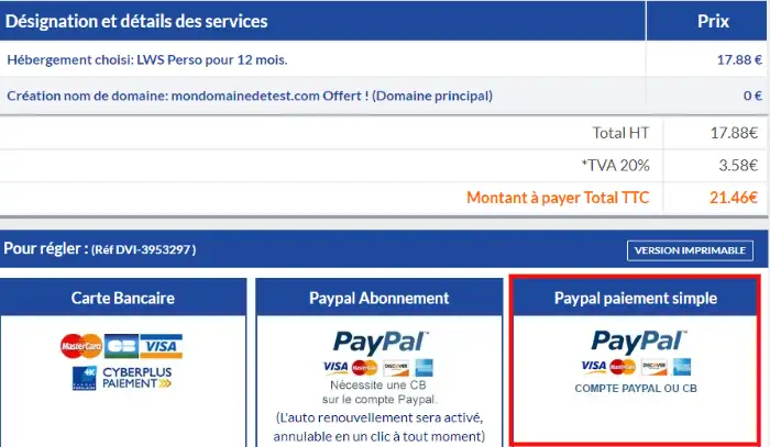 Comment payer votre hébergement Web par Paypal