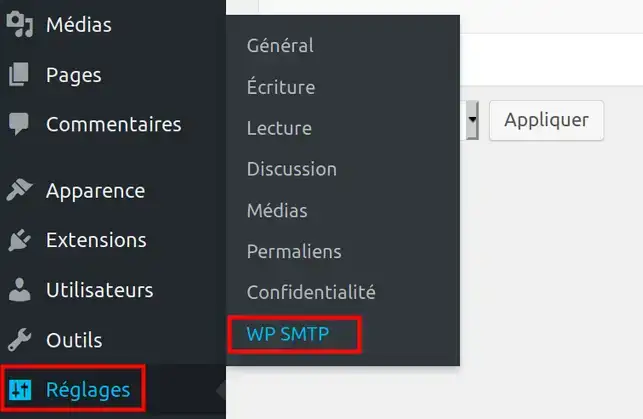 Comment configurer l'envoi de mail en SMTP sur Wordpress
